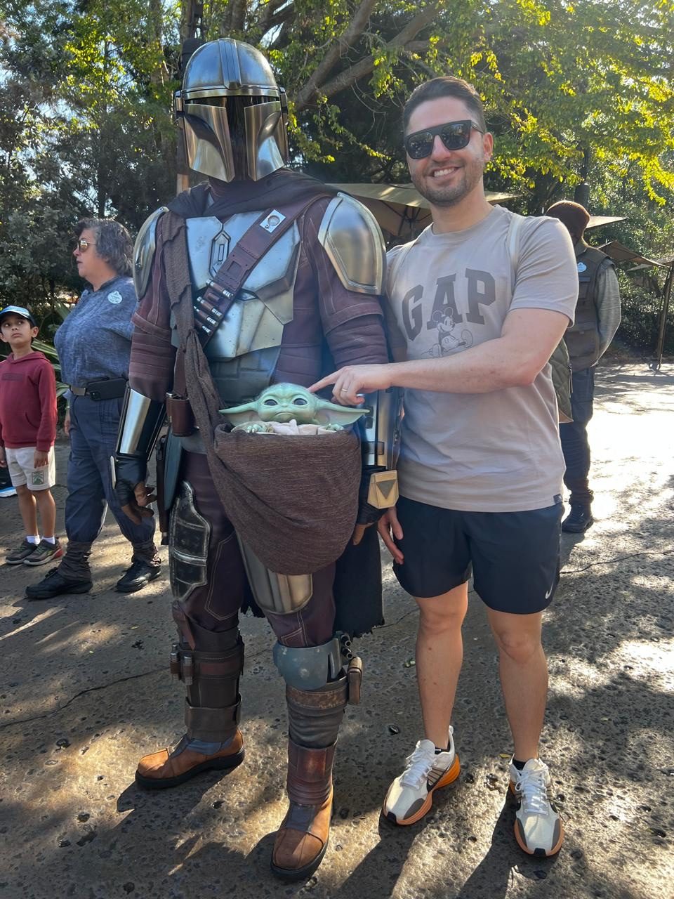 Guilherme Lima em um passeio ao ar livre